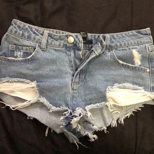 Ripped shorts
